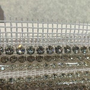 Sparkling Rhinestone Trim 12yd for $75